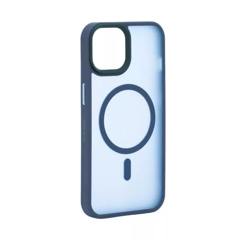 Evelatus Apple iPhone 14 Funda híbrida con MagSafe PC+TPU azul