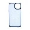 Evelatus Apple iPhone 14 Funda híbrida con MagSafe PC+TPU azul