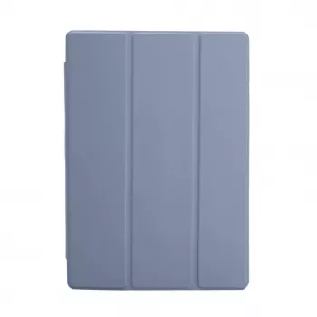 Evelatus Galaxy Tab A8 10.5 Funda para tablet con interior de imitación de microfibra gris lavanda
