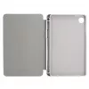 Evelatus Galaxy Tab A9 Funda para tablet con interior de imitación de microfibra plateada
