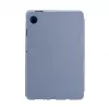 Evelatus Galaxy Tab A9 Funda para tablet con interior de imitación de microfibra gris lavanda
