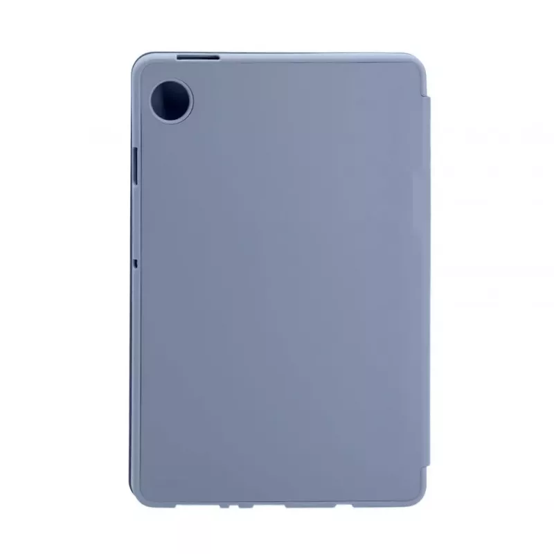 Evelatus Galaxy Tab A9 Funda para tablet con interior de imitación de microfibra gris lavanda