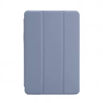Evelatus Galaxy Tab A9 Funda para tablet con interior de imitación de microfibra gris lavanda