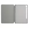 Evelatus Galaxy Tab S9 FE Funda para tablet con interior de microfibra sintética plateada