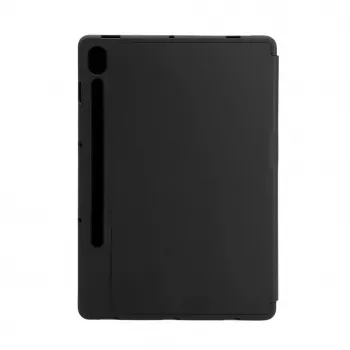 Evelatus Galaxy Tab S9 Funda para tablet con interior de imitación de microfibra negra