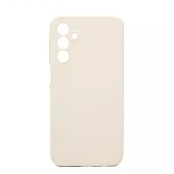 Connect Funda de silicona Soft Touch Premium Quality para Samsung Galaxy A14 4G / A14 5G Antique White