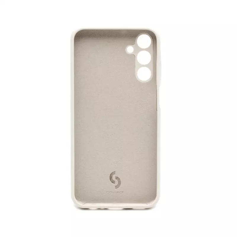 Connect Funda de silicona Soft Touch Premium Quality para Samsung Galaxy A15 Antique White