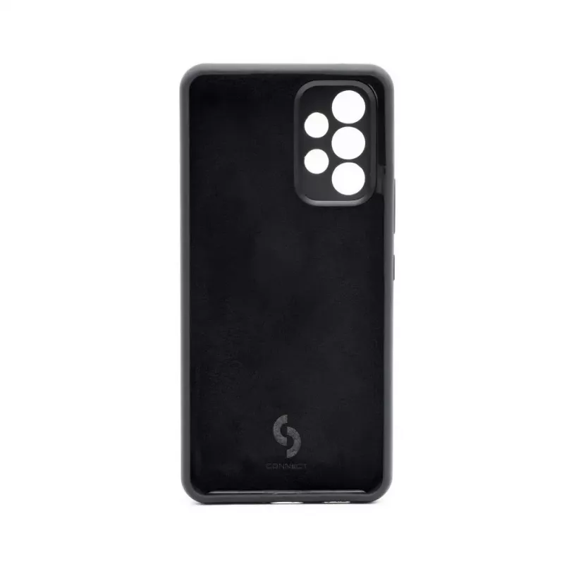 Connect Samsung Galaxy A53 Funda de Silicona Soft Touch de Calidad Premium Negro
