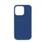 Connect Apple iPhone 15 Funda de Silicona Soft Touch MagSafe Premium New Function Midnight Blue