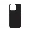 Connect Apple iPhone 13 Pro Funda de Silicona Soft Touch MagSafe Premium New Function Negro