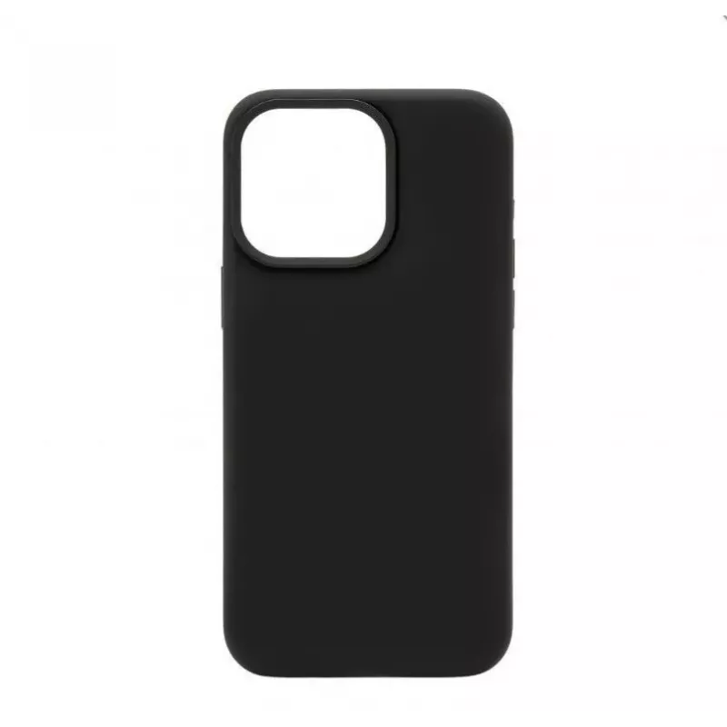 Connect Apple iPhone 13 Pro Funda de Silicona Soft Touch MagSafe Premium New Function Negro