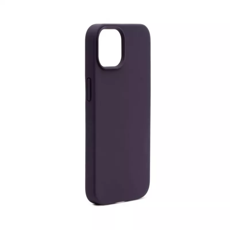 Connect Apple iPhone 14 Funda de Silicona Soft Touch MagSafe Premium New Function Morado