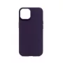 Connect Apple iPhone 14 Funda de Silicona Soft Touch MagSafe Premium New Function Morado