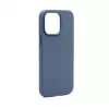 Connect Apple iPhone 14 Pro Funda de Silicona Soft Touch MagSafe Premium New Function Midnight Blue