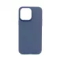 Connect Apple iPhone 14 Pro Funda de Silicona Soft Touch MagSafe Premium New Function Midnight Blue