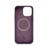 Connect Apple iPhone 14 Pro Funda de Silicona Soft Touch MagSafe Premium New Function Morado