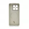 Connect Xiaomi 14 Pro Funda de Silicona Soft Touch Magnética de Calidad Premium Gris
