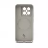 Connect Xiaomi 14 Funda de Silicona Soft Touch Magnética de Calidad Premium Gris