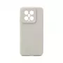 Connect Xiaomi 14 Funda de Silicona Soft Touch Magnética de Calidad Premium Gris