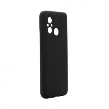 Connect Xiaomi Redmi 12C Funda de Silicona Soft Touch de Calidad Premium Negro