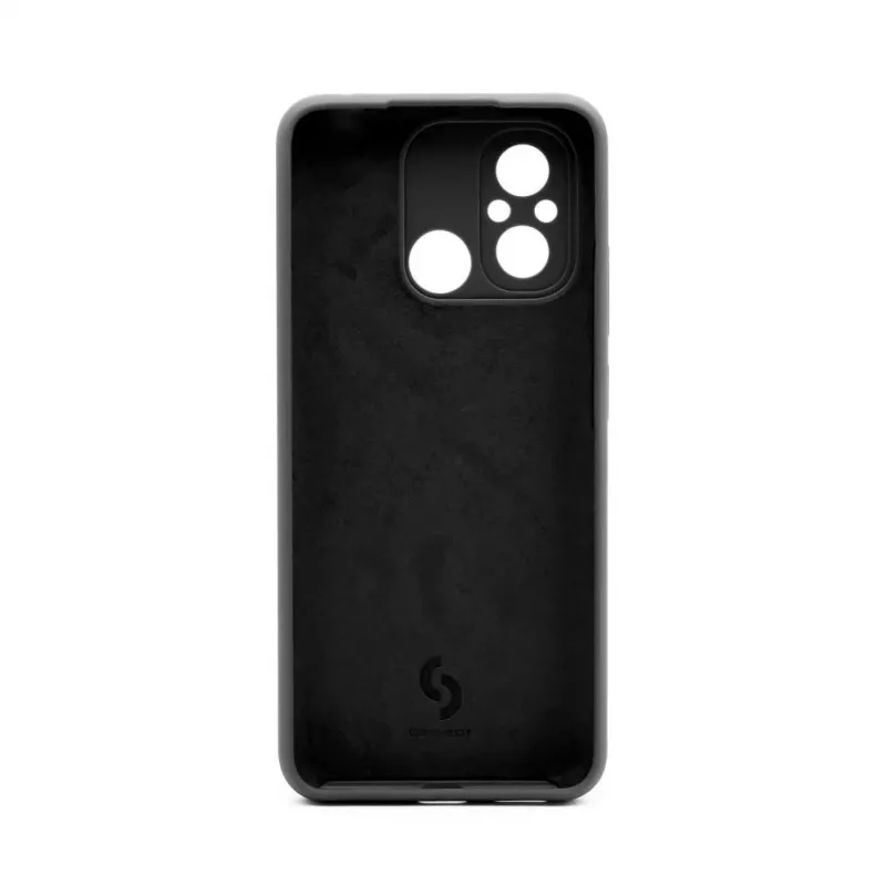 Connect Xiaomi Redmi 12C Funda de Silicona Soft Touch de Calidad Premium Negro