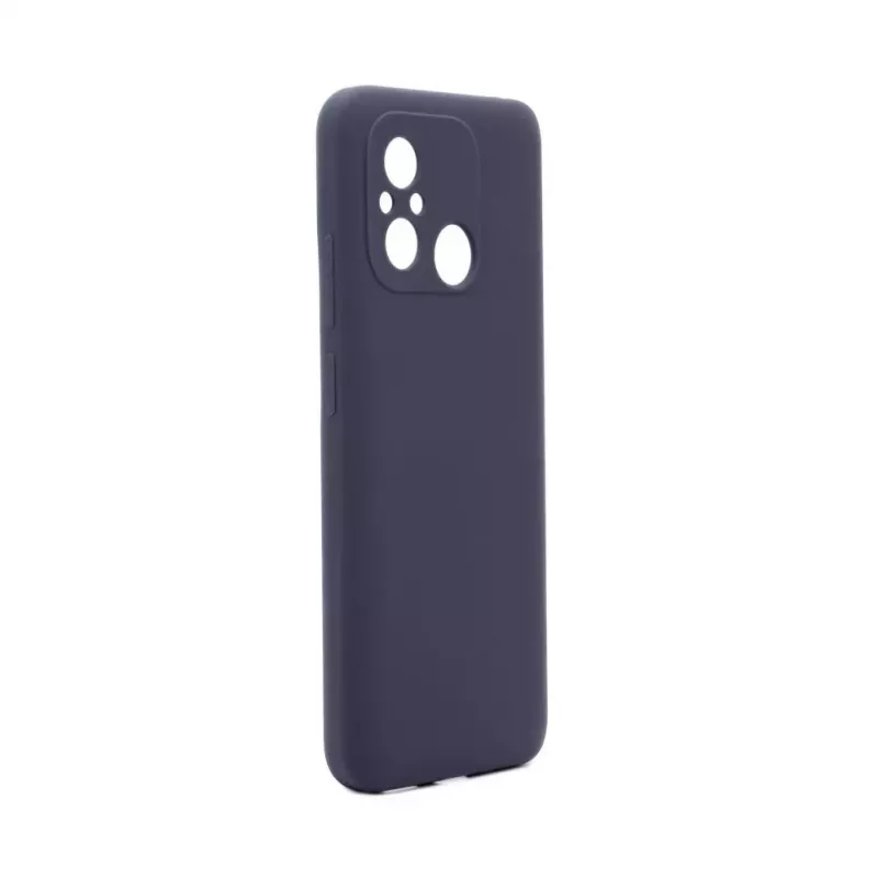 Connect Xiaomi Redmi 12C Funda de Silicona Soft Touch de Calidad Premium Midnight Blue