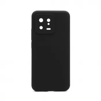 Connect Xiaomi Redmi 13 Funda de silicona Soft Touch de calidad premium negra