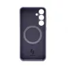 Connect Samsung Galaxy S24 Plus Funda de silicona Soft Touch magnética de calidad premium azul medianoche