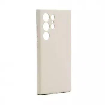 Connect Samsung Galaxy S24 Ultra Funda de silicona Soft Touch magnética de calidad premium gris