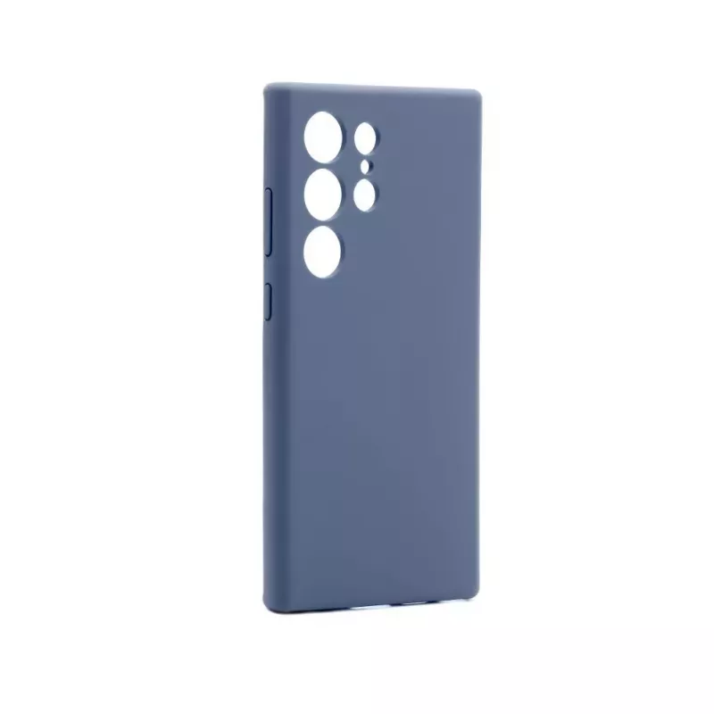 Connect Samsung Galaxy S24 Ultra Funda de silicona Soft Touch magnética de calidad premium azul medianoche