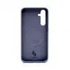 Connect Samsung Galaxy S23 FE Funda de silicona Soft Touch Magsafe premium azul medianoche