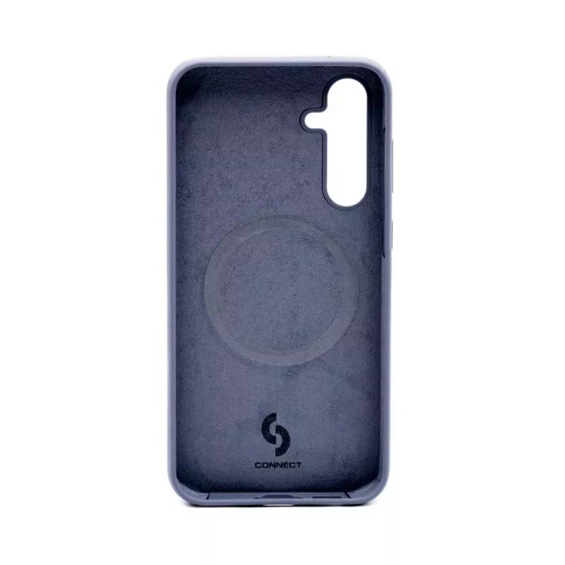 Connect Samsung Galaxy S23 FE Funda de silicona Soft Touch Magsafe premium azul medianoche