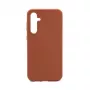 Connect Samsung Galaxy S23 FE Funda de silicona Soft Touch magnética de calidad premium marrón saddle
