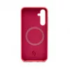 Connect Samsung Galaxy S23 FE Funda de silicona Soft Touch magnética de calidad premium camelia
