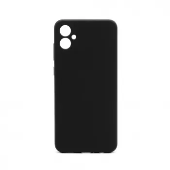 Connect Samsung Galaxy A05 4G Funda de silicona Soft Touch de calidad premium negra