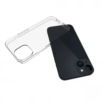 Connect Apple iPhone 15 Funda de silicona transparente 1,5 mm TPU
