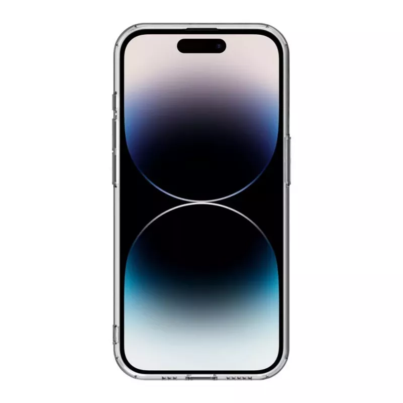 Connect Apple iPhone 14 Pro Max Funda transparente con protección magnética y para cámara