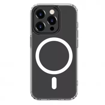 Connect Apple iPhone 15 Pro Funda transparente con MagSafe