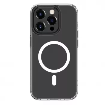 Connect Apple iPhone 15 Pro Max Funda transparente con MagSafe