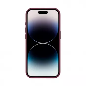 Connect Apple iPhone 15 Pro Max Funda híbrida con imán PC+TPU ciruela