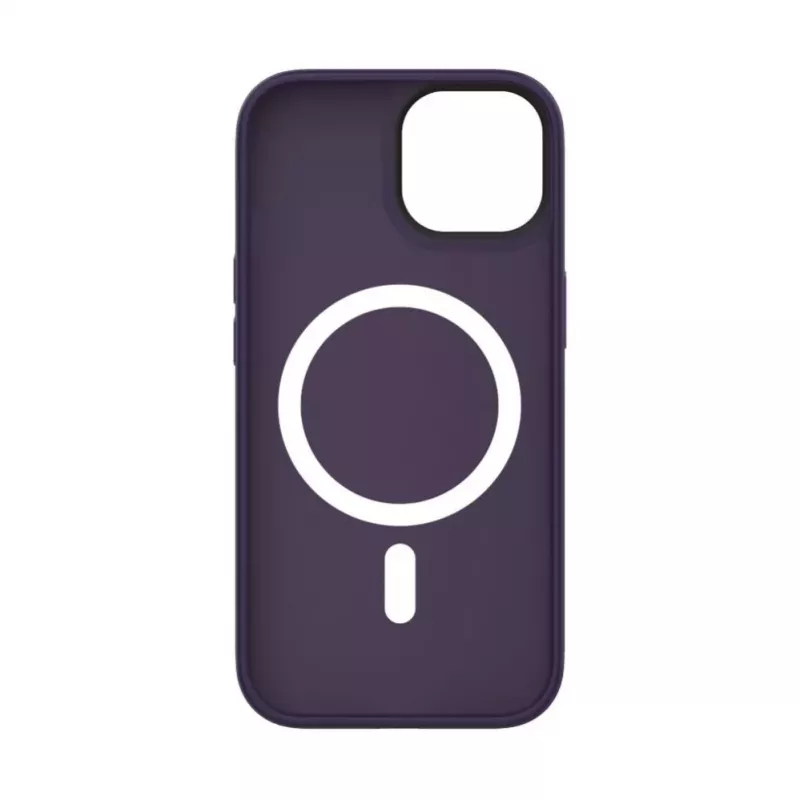 Connect Apple iPhone 14 Funda híbrida con imán PC+TPU morado intenso