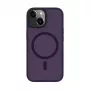 Connect Apple iPhone 14 Funda híbrida con imán PC+TPU morado intenso