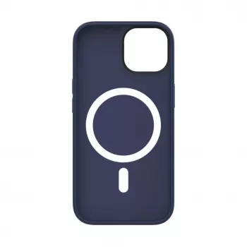 Connect Apple iPhone 15 Funda híbrida con imán, PC+TPU, azul