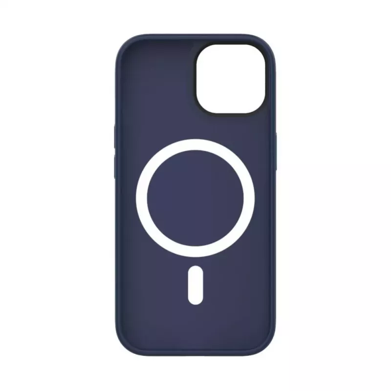Connect Apple iPhone 15 Funda híbrida con imán, PC+TPU, azul