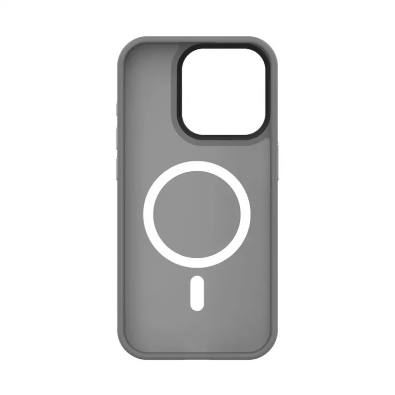 Connect Apple iPhone 15 Pro Max Funda híbrida con imán PC+TPU plata