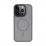 Connect Apple iPhone 15 Pro Max Funda híbrida con imán PC+TPU plata
