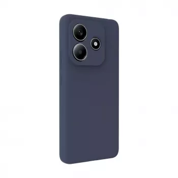 Evelatus Xiaomi Poco X6 Funda de silicona Premium Soft Touch azul
