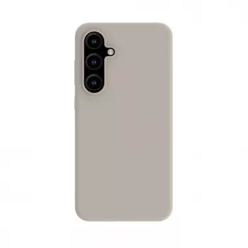 Evelatus Samsung Galaxy S24 Funda de silicona Premium Soft Touch plateada