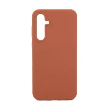 Evelatus Samsung Galaxy S24 Funda de silicona Premium Soft Touch marrón