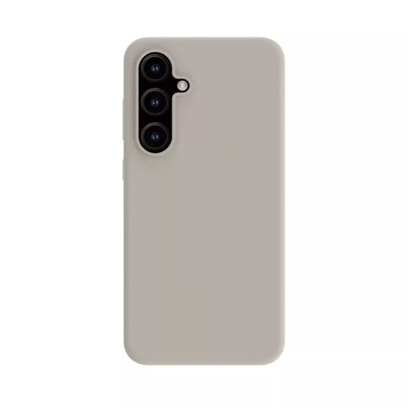 Evelatus Samsung Galaxy S24 Ultra Funda de silicona Premium Soft Touch plateada